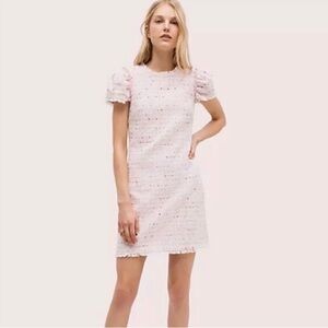 Kate Spade pink tweed dress